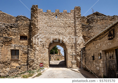 Maderuelo is an ancient medieval village in Segovia province Castile Leon Spain Maderuelo is an ancient medieval village in Segovia province Castile Leon Spain 93703570