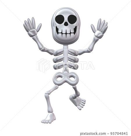 Halloween illustration material humorous skeleton silver (1_1) Halloween illustration material humorous skeleton silver (1_1) 93704841