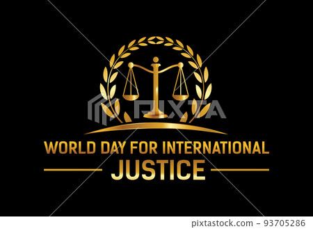 World Day for International Justice, 3d justice hammer and scales World Day for International Justice, 3d justice hammer and scales 93705286