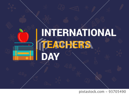 Happy world teachers' day vector illustration for poster, brochure, banner, and greeting card Happy world teachers' day vector illustration for poster, brochure, banner, and greeting card 93705490