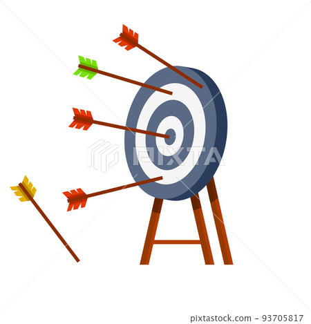 Target for arrows. Business concept Target for arrows. Business concept 93705817