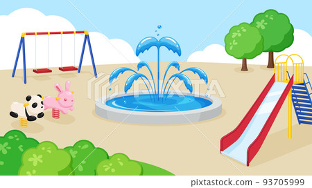 公園風景插畫_16:9 93705999