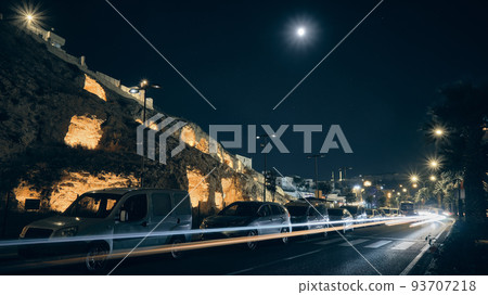 Kizilkoyun Necropolis in the night time 93707218