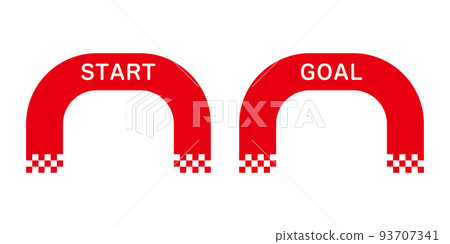 開始和結束拱門 93707341