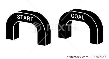 開始和結束拱門 開始和結束拱門 93707344