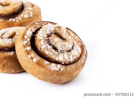 Cinnamon rolls buns. Kanelbulle Swedish dessert 93708312