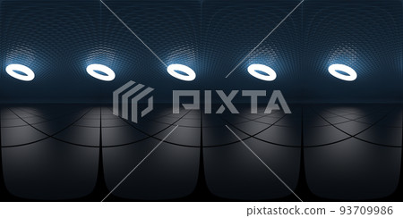 VR 360 studio panorama with reflections Animation 3D hdri 93709986