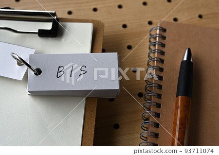 A vocabulary book with the initials of Bank for International Settlements A vocabulary book with the initials of Bank for International Settlements 93711074
