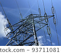 藍天下的輸電塔 93711081