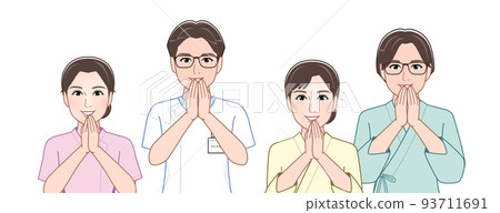 4 people in the medical field 4 people in the medical field 93711691