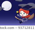 夜空中飛舞的女巫 93712811