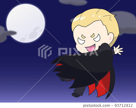 漂浮在夜空的吸血鬼男孩 漂浮在夜空的吸血鬼男孩 93712812
