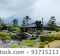 Sakurajima in the rain seen from Sengonen 93715213