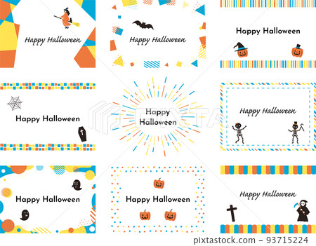 Easy to use frame set for Halloween 93715224