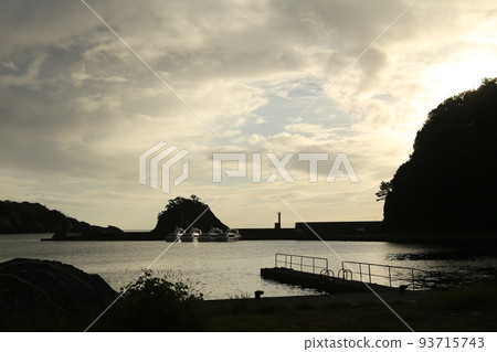 Sunset at Nishina Port Sunset at Nishina Port 93715743