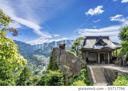 Scenery of a mountain temple in summer Risshakuji Kaisando and Nokyodo, Yamagata City, Yamagata Prefecture Scenery of a mountain temple in summer Risshakuji Kaisando and Nokyodo, Yamagata City, Yamagata Prefecture 93717766