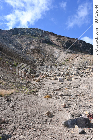 Scenery of Mt. Nasudake mountain trail in Tochigi prefecture Scenery of Mt. Nasudake mountain trail in Tochigi prefecture 93718644