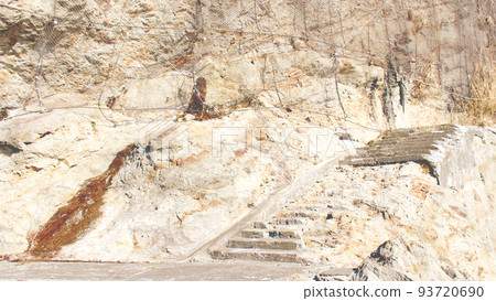 broken cliff stairs 93720690