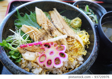 Japanese conger eel rice bowl 93720976