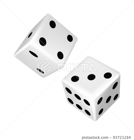 dice gambling realistic vector dice gambling realistic vector 93721284