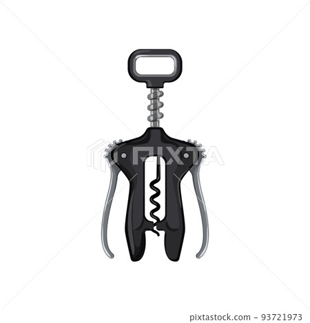 screw corkscrew wine cartoon vector illustration 93721973