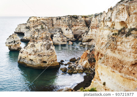 Rock formations near beach 93721977