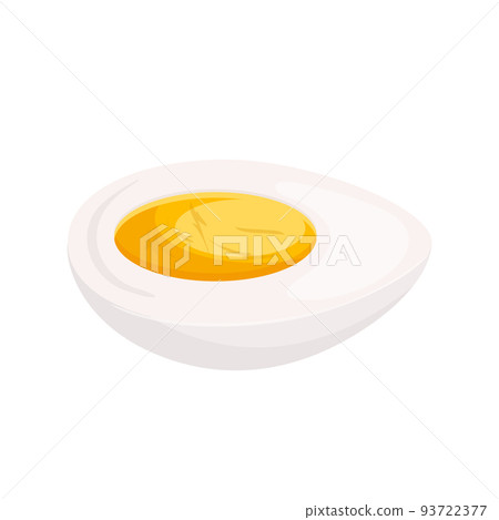 boiled egg cartoon vector illustration 93722377