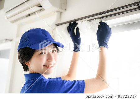 Image of moving curtain installation service 93722717