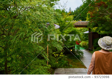 休息 富士淺間神社 山梨縣 夏季 休息 富士淺間神社 山梨縣 夏季 93723098