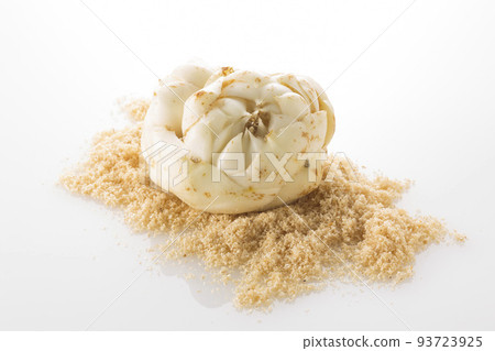 Lily root on white background 93723925