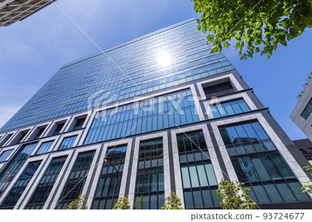 Building of complex facility "KABUTO ONE" in front of Tokyo Metro "Kayabacho" station 93724677