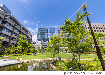 Scenery of Nihonbashi Kabutocho/Sakamotocho Park 93724684