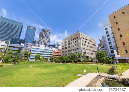 Scenery of Nihonbashi Kabutocho/Sakamotocho Park 93724687
