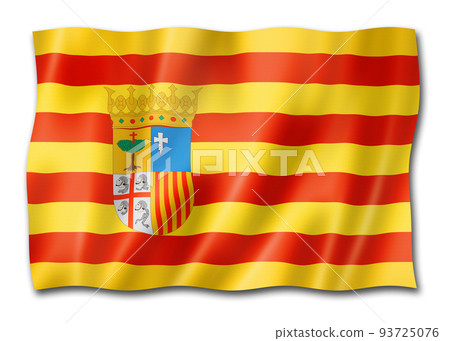 Aragon province flag, Spain 93725076