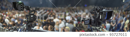 studio camera at the concert. studio camera at the concert. 93727011