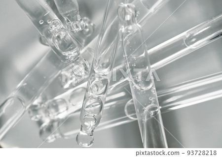 There are a lot of pipettes from cosmetics in one photo. There are a lot of pipettes from cosmetics in one photo. 93728218