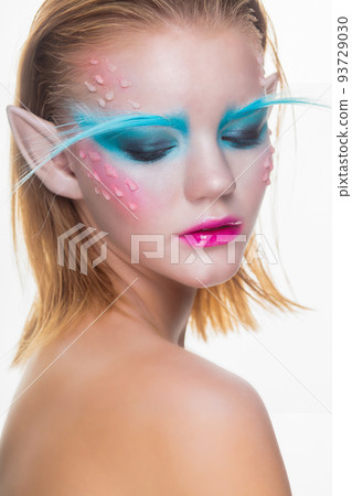 Pretty girl in the image of an elf 93729030