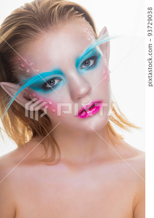 Cute girl in the image of an elf 93729038