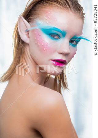 Lovely blonde in the image of an elf 93729041