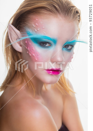 Nice girl in the image of an elf 93729051