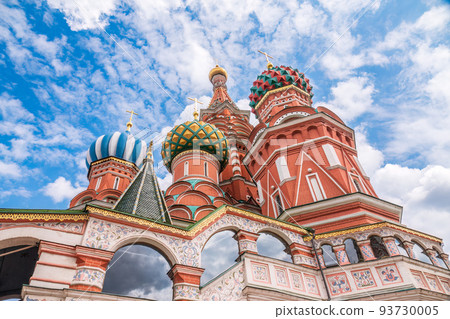St. Basil's Cathedral on Red Square in Moscow. St. Basil's Cathedral on Red Square in Moscow. 93730005
