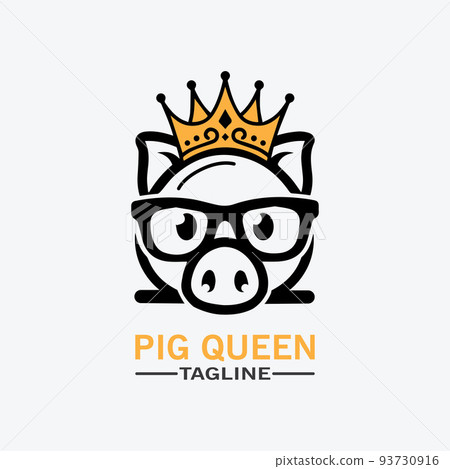 Pig Logo Icon vector illustration Pig Logo Icon vector illustration 93730916