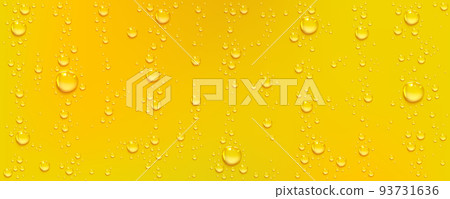 Water or beer condensation droplets background 93731636