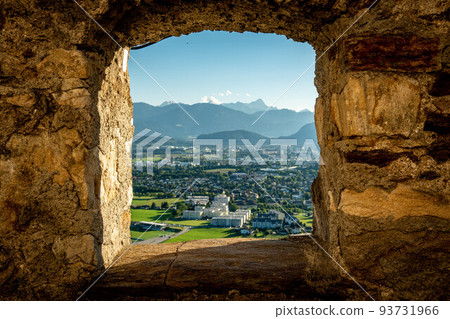 View towards Villach from Landskron Castle 93731966