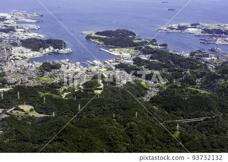 神奈川縣橫須賀市陶浦湊町附近的鳥瞰圖 神奈川縣橫須賀市陶浦湊町附近的鳥瞰圖 93732132