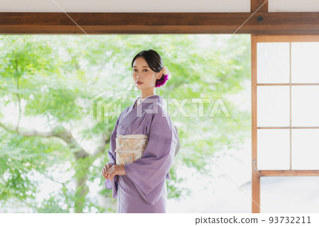 純紫色和服 93732211