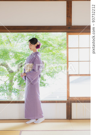 純紫色和服 93732212