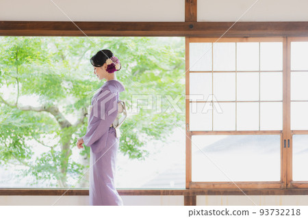 純紫色和服 93732218