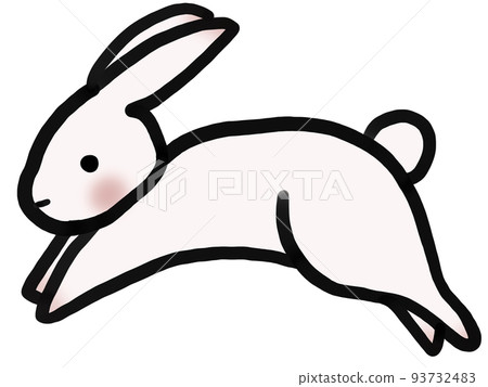 Jumping rabbit (white, 3 colors) Jumping rabbit (white, 3 colors) 93732483