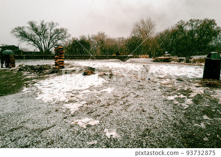 Santa Fe World Heritage Taos Pueblo Snowscape Santa Fe World Heritage Taos Pueblo Snowscape 93732875